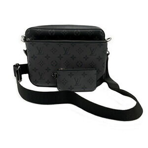 Louis Vuitton Monogram Eclipse Black Reverse Trio Messenger Shoulder Bag